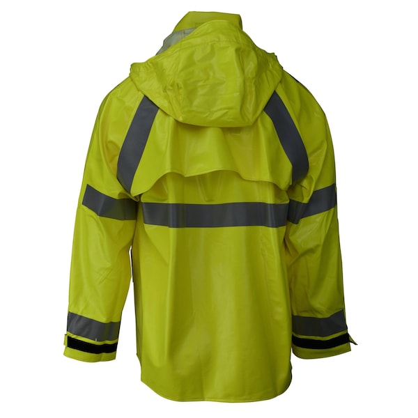 Outerwear Dura Arc Jacket W/Attached Hood-Lime-S